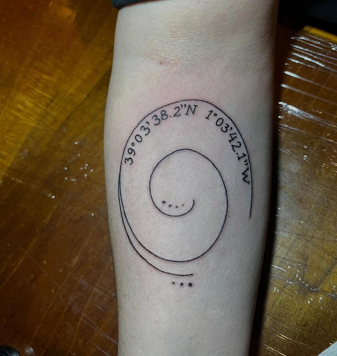 Tattoo by @red.ink_tattoo_pirineos — fine_line, lettering_script