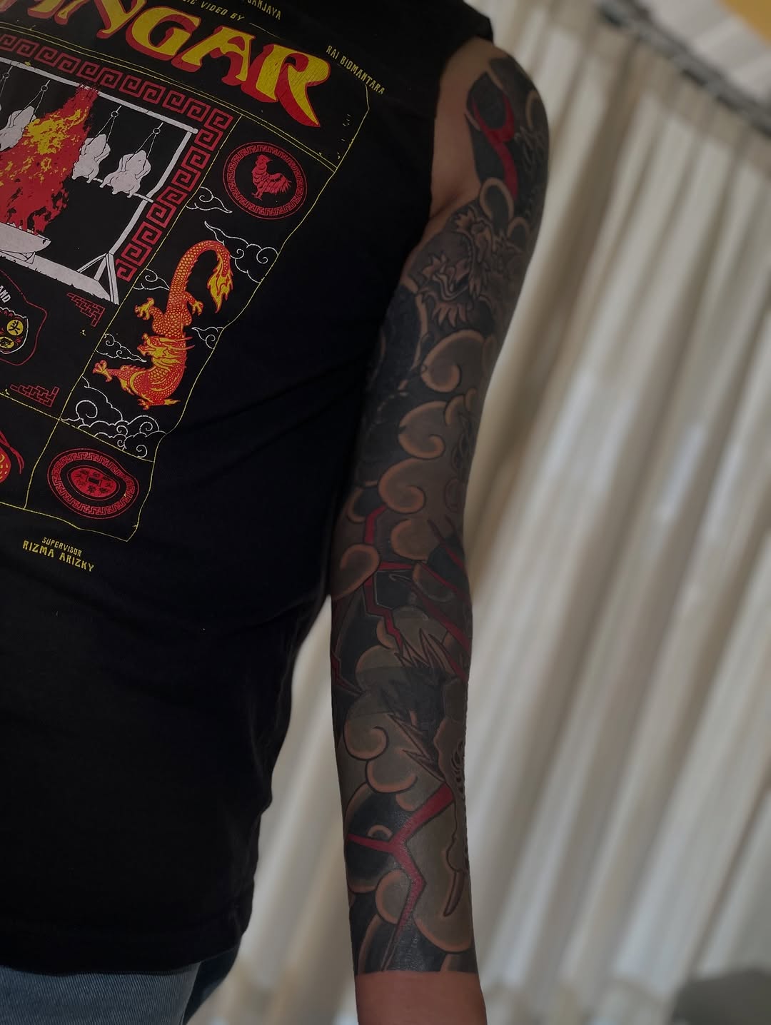 Tattoo by @peejiktattoo — japanese_irezumi, black_and_grey