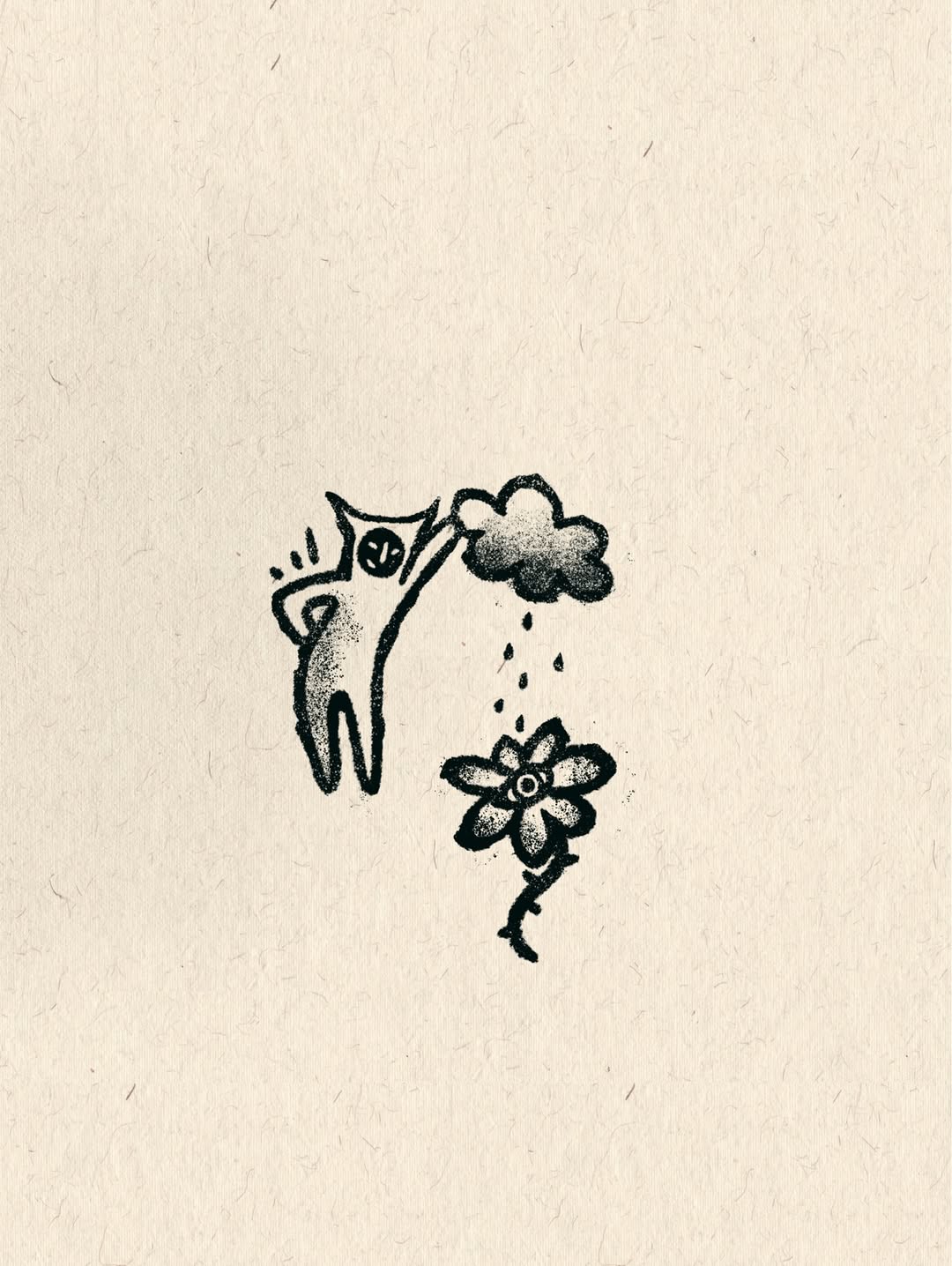 Tattoo by @mujun.tat — ignorant, sketch