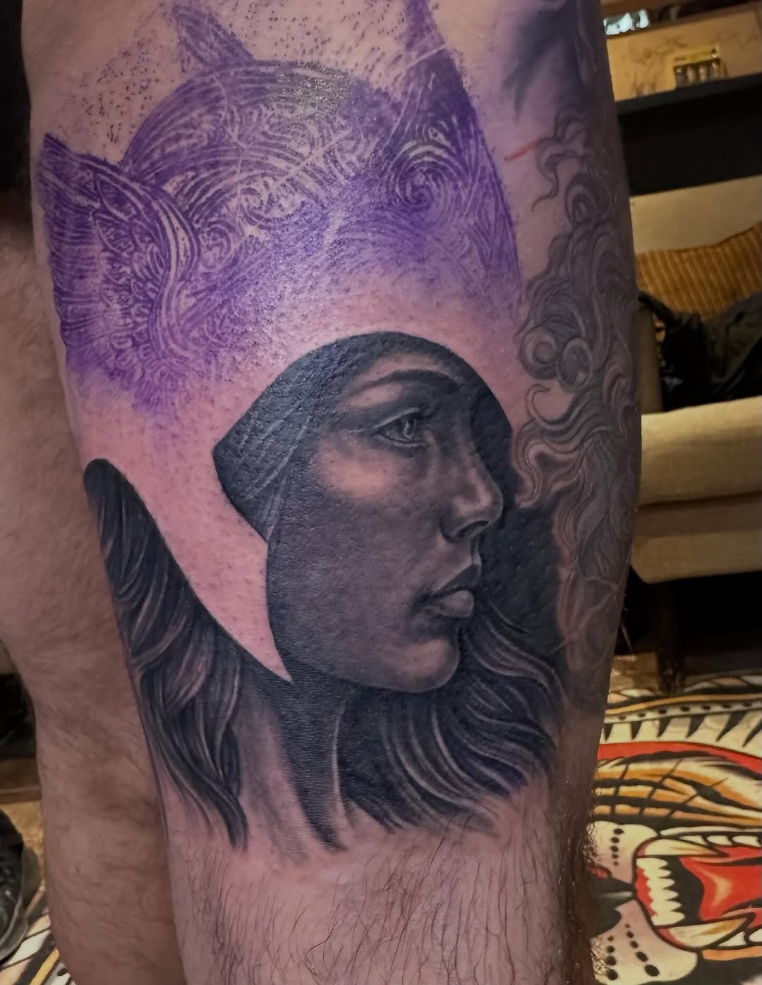Tattoo by @baomtl — realism, black_and_grey