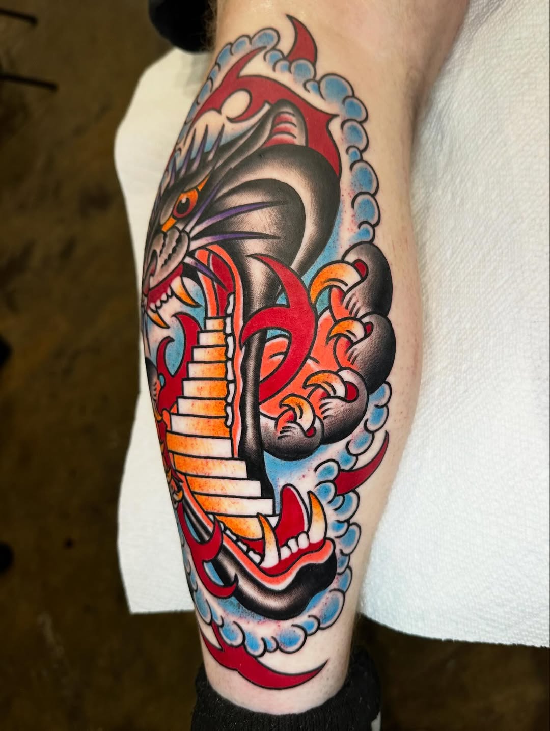 Tattoo by @terryricetattoos — american_traditional, neo_traditional