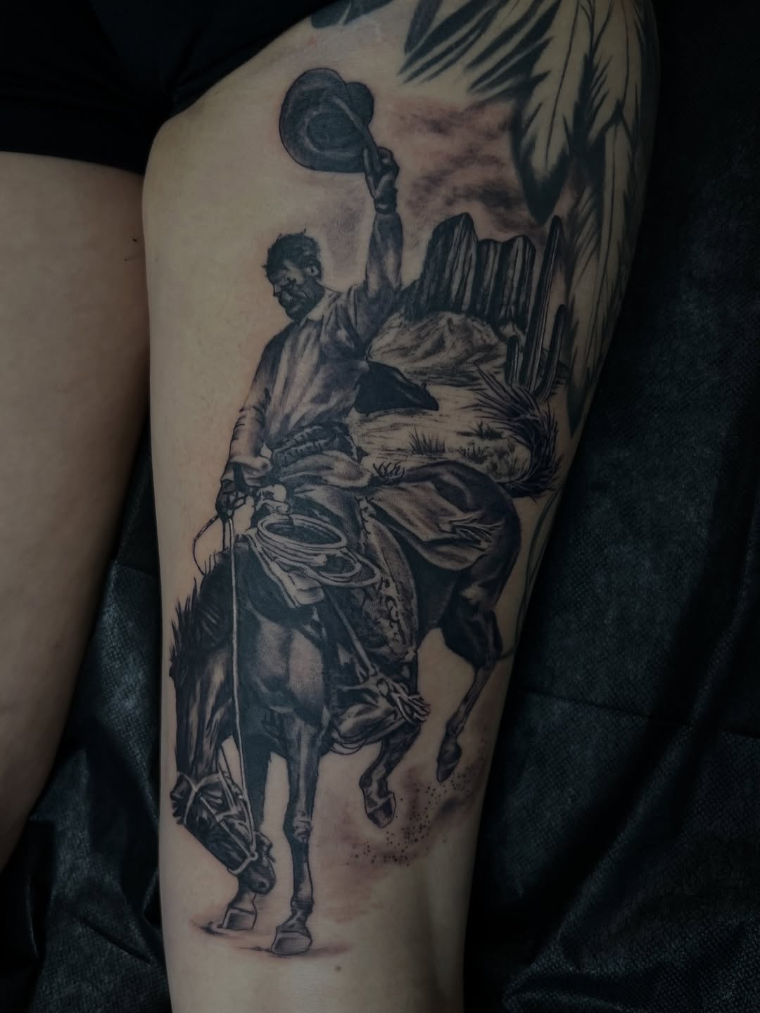 Tattoo by @nickbridwelltattoo — black_and_grey, realism
