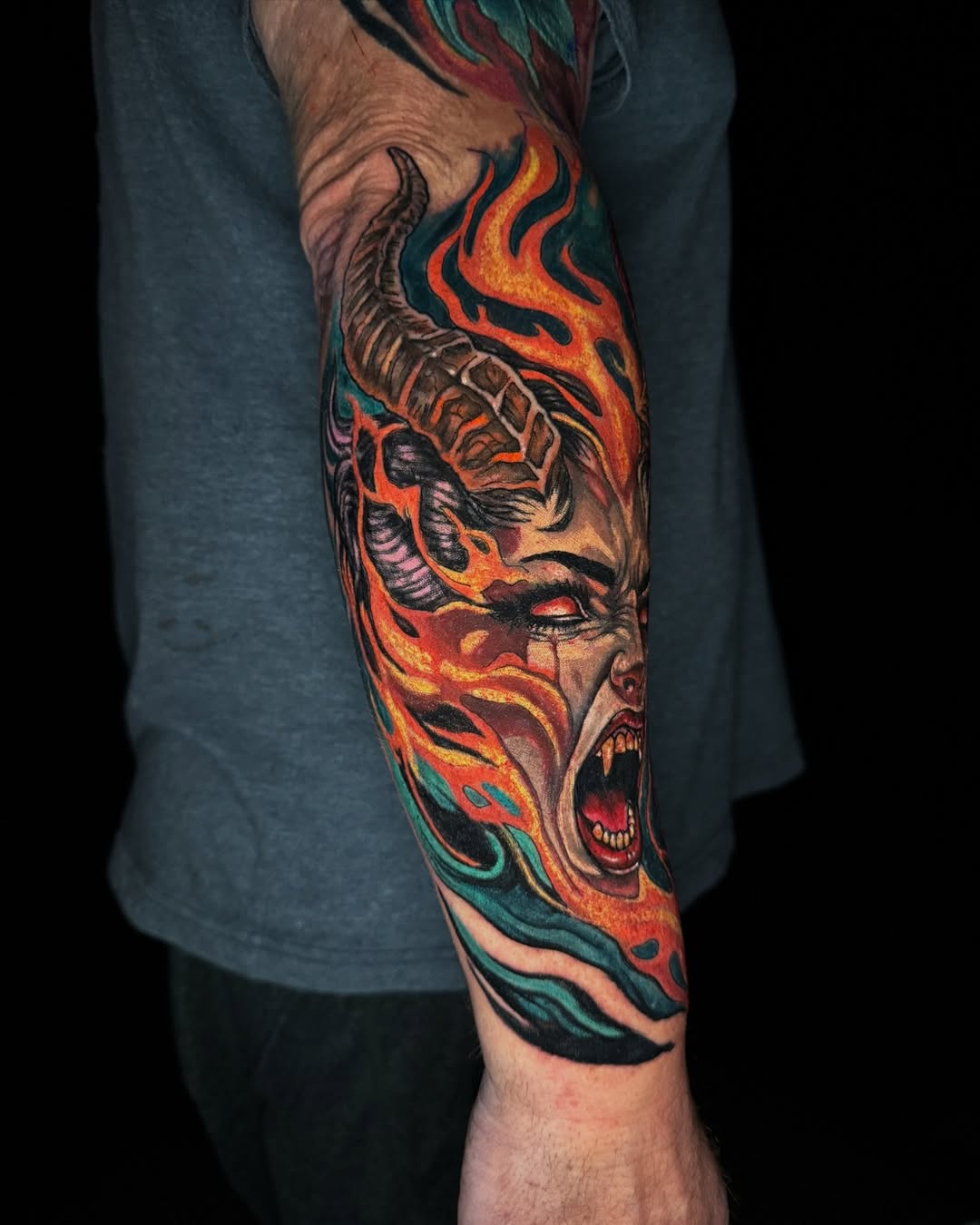 Tattoo by @tattoohabit — realism, dark_realism