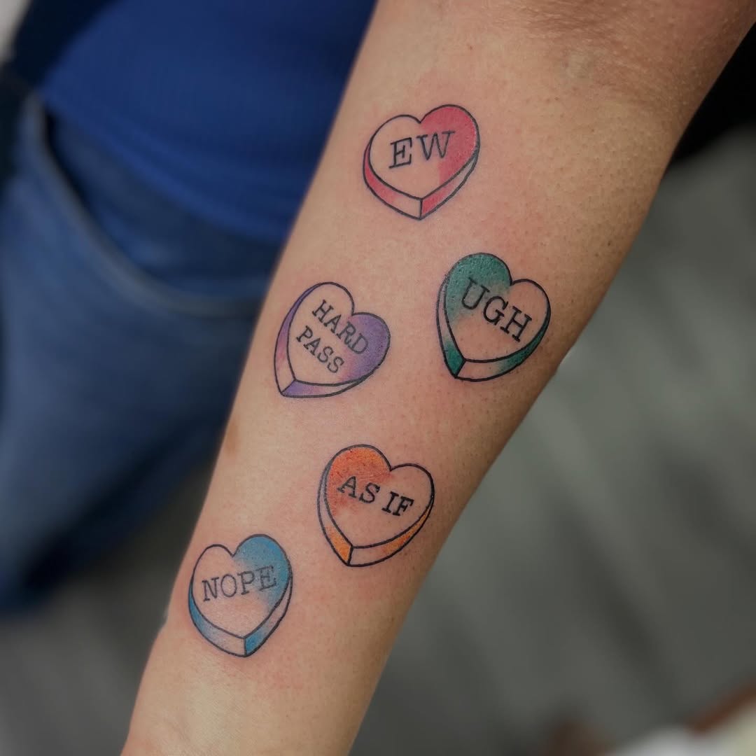 Tattoo by @moemoetattoos — lettering_script, fine_line