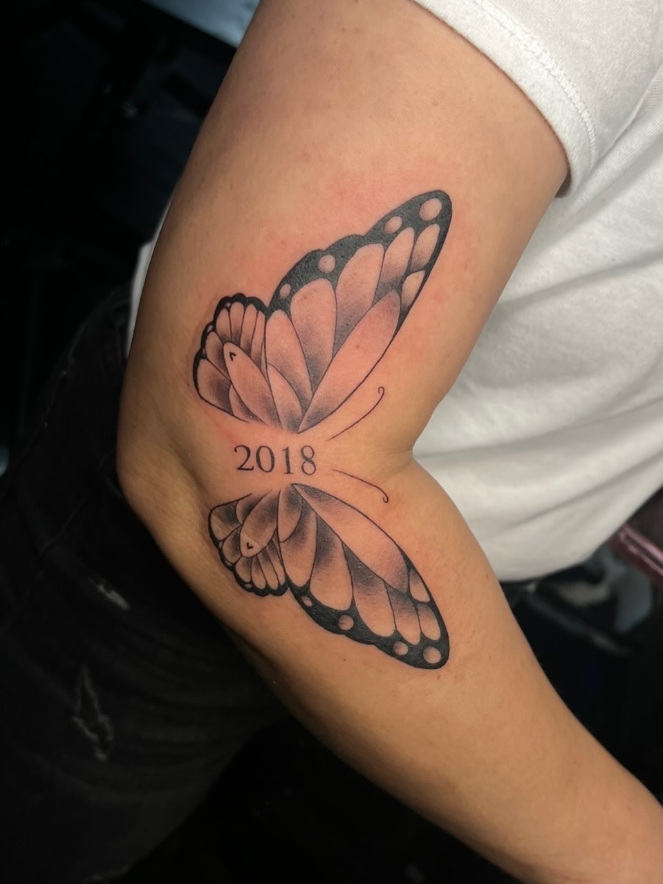 Tattoo by @kp_inktattoos_ โ fine_line, black_and_grey