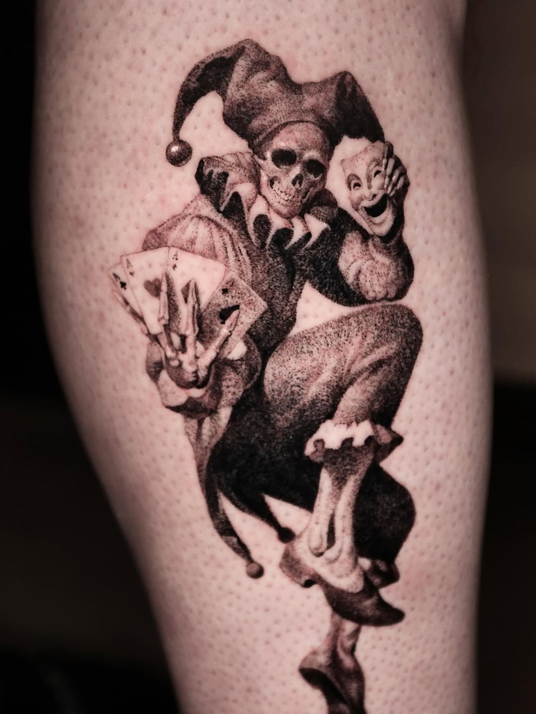 Tattoo by @horror_tattoo — black_and_grey, realism