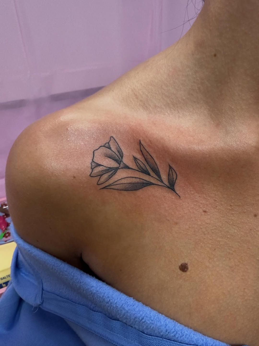 Tattoo by @kennacat_tattoos — fine_line, black_and_grey