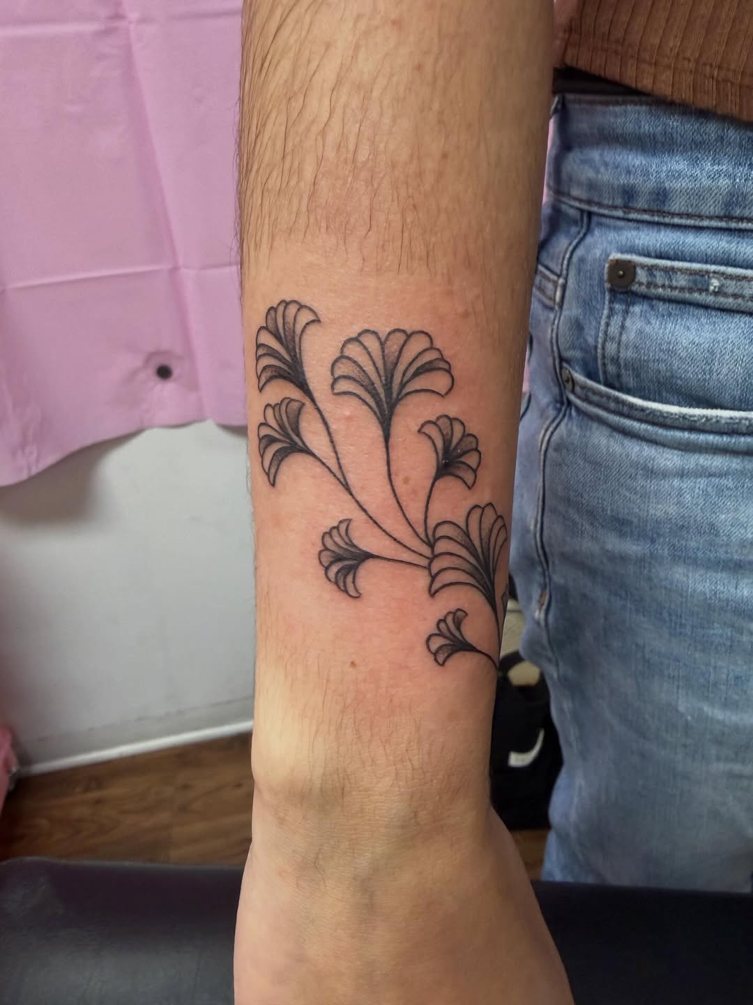 Tattoo by @kennacat_tattoos — illustrative, fine_line