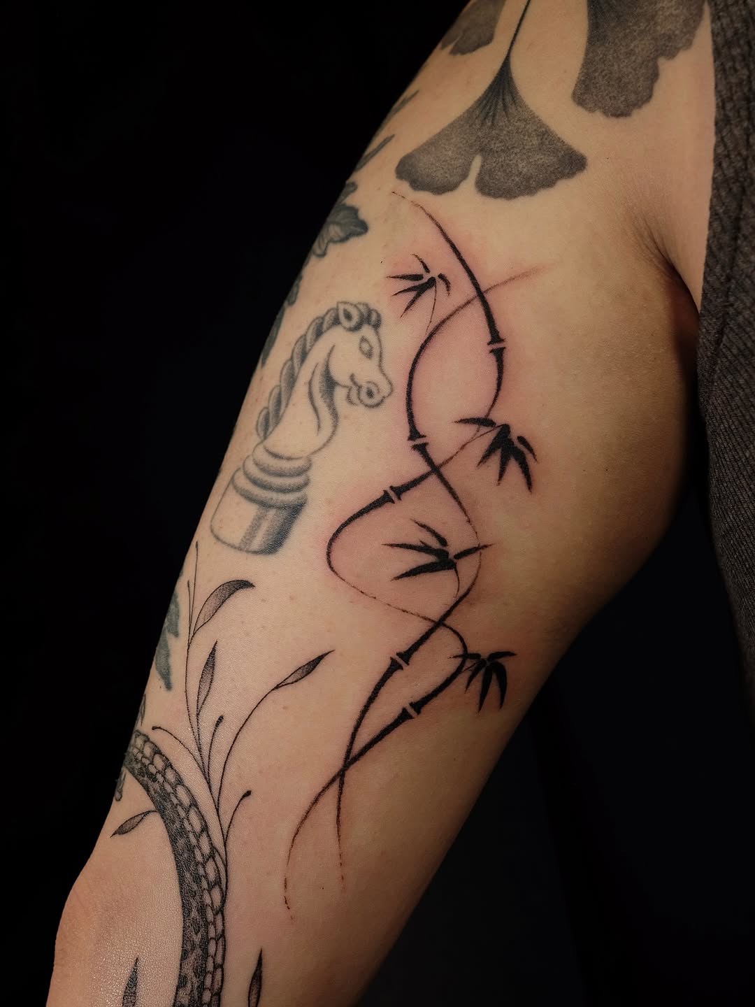 Tattoo by @baby.cleaver — fine_line, black_and_grey