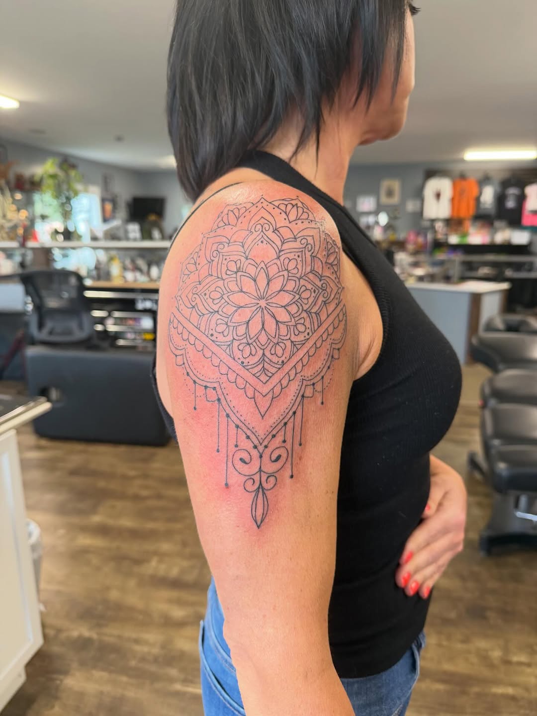 Tattoo by @hopelessink2022 — fine_line, ornamental