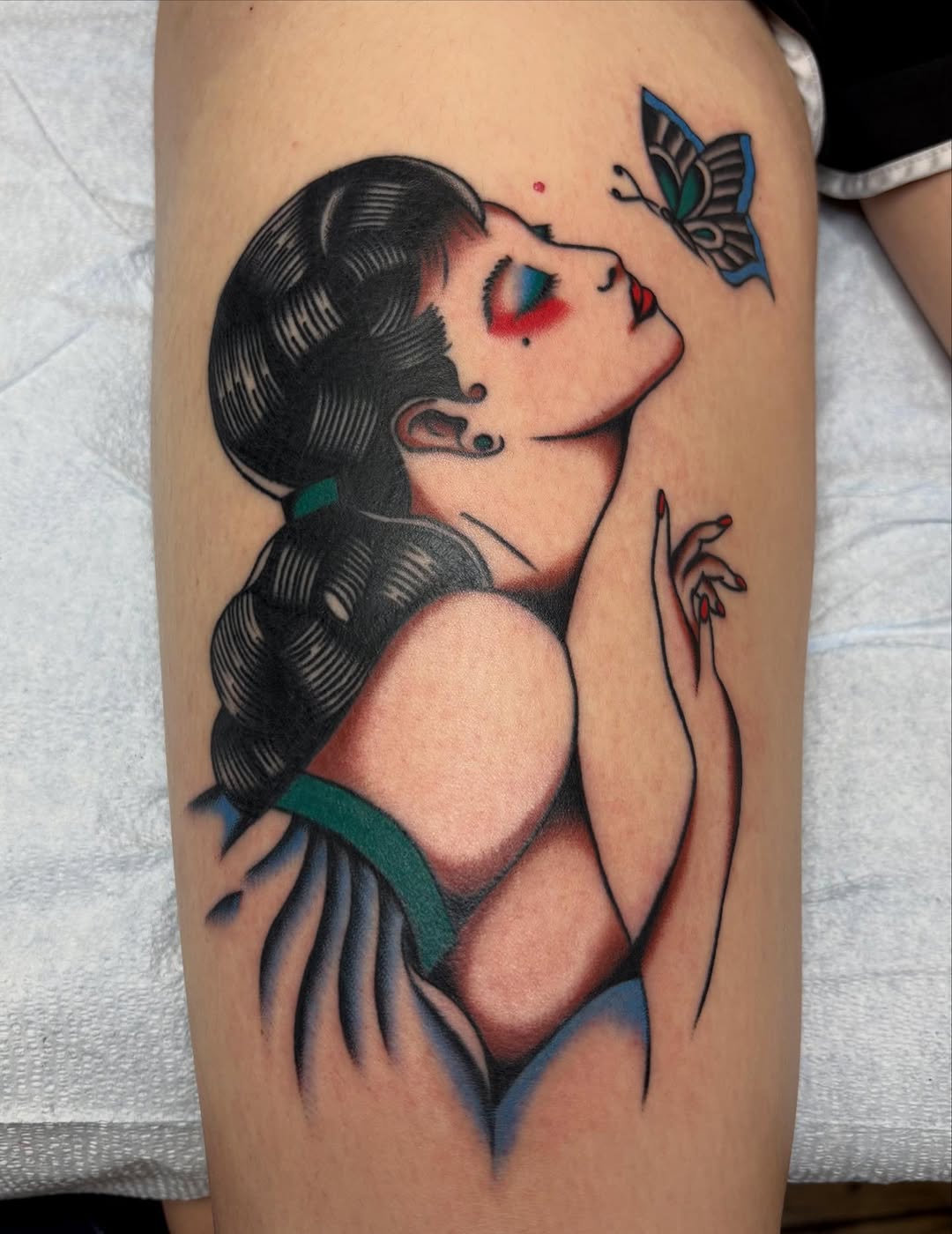 Tattoo by @homesicktat2 — american_traditional, neo_traditional