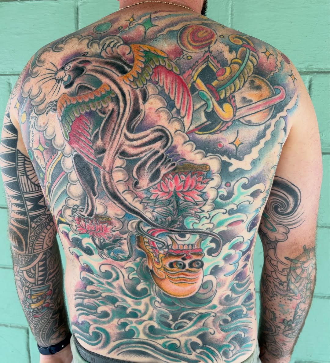 Tattoo by @zacharyiangarden — japanese_irezumi, neo_traditional