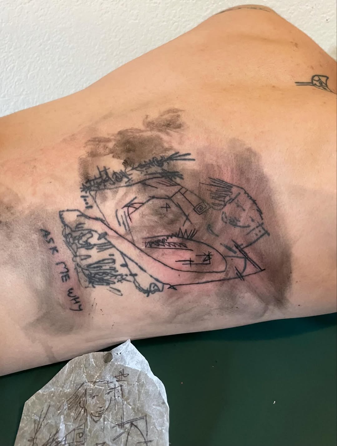 Tattoo by @oddn3n3 — illustrative, sketch