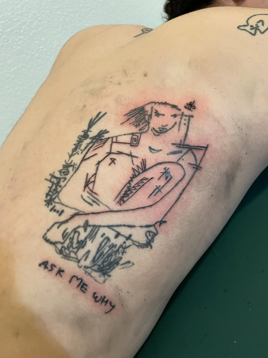 Tattoo by @oddn3n3 — illustrative, sketch