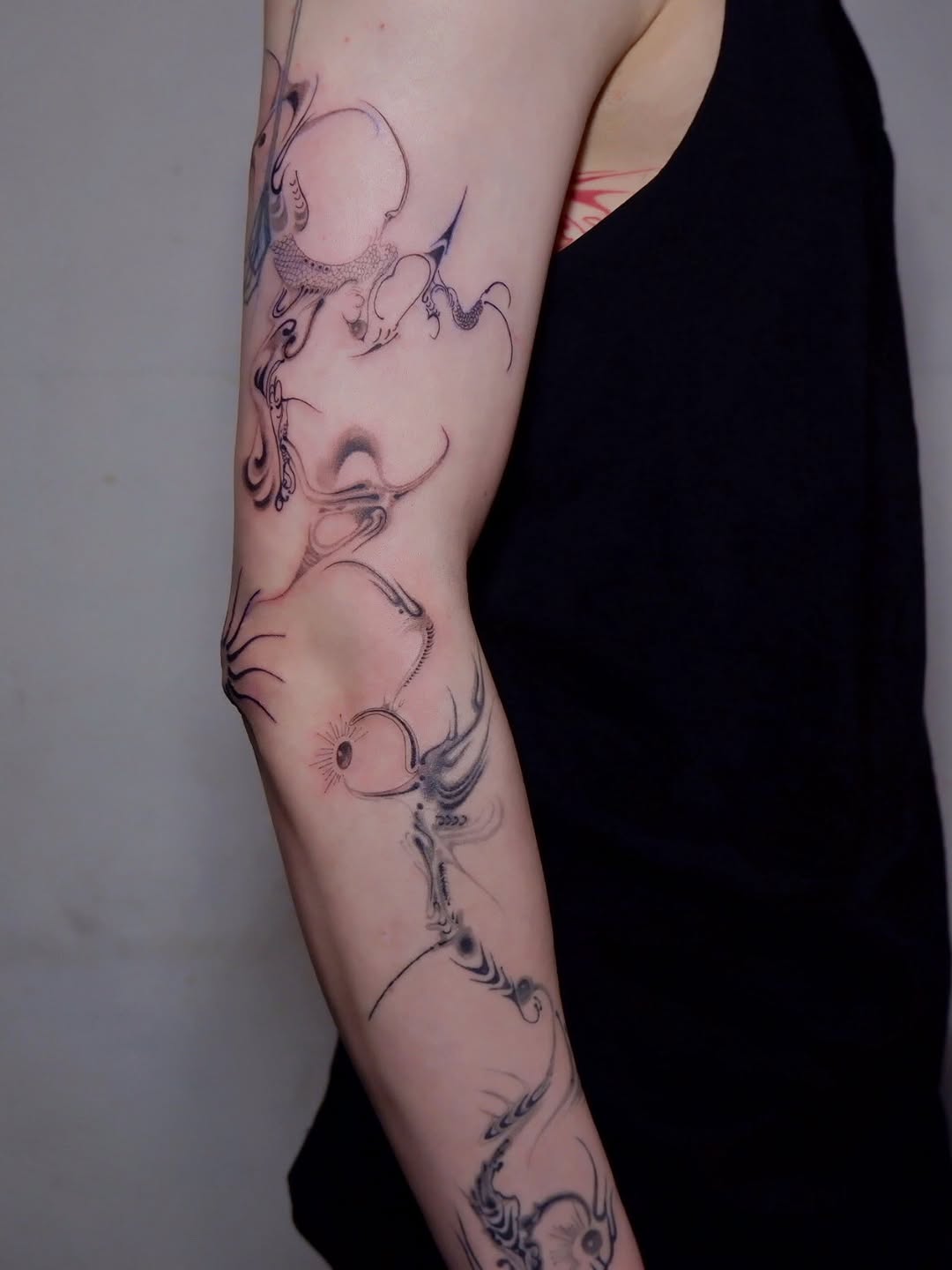 Tattoo by @the_tru_jerrry β black_and_grey, ornamental