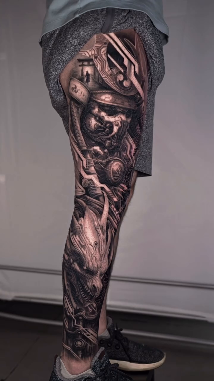Tattoo by @sumok_tattoo β dark_realism, japanese_irezumi