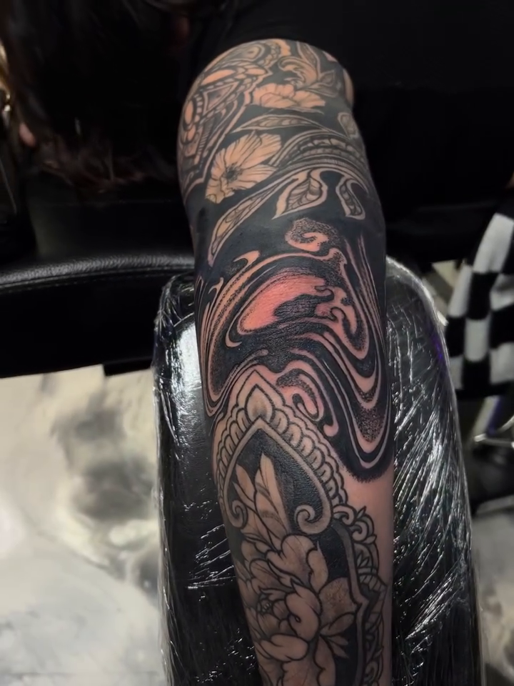 Tattoo by @souper.mario_ — blackwork, ornamental