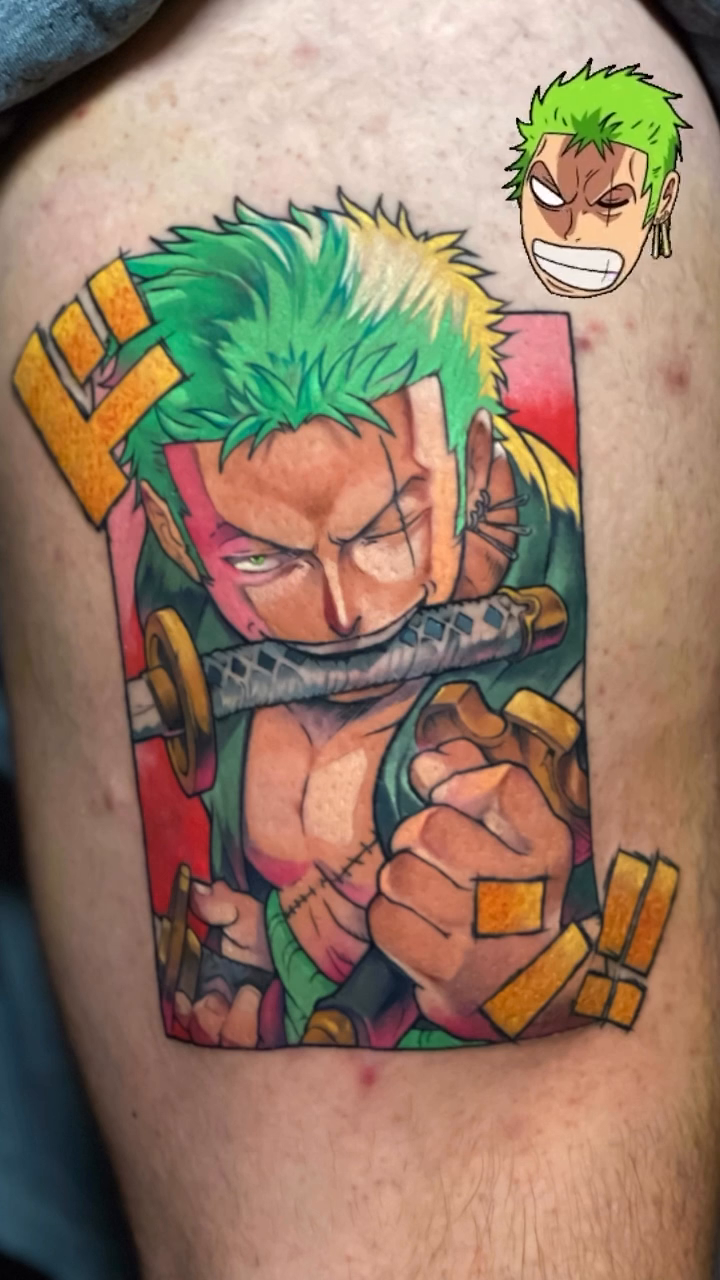 Tattoo by @picassodulartattoo โ anime