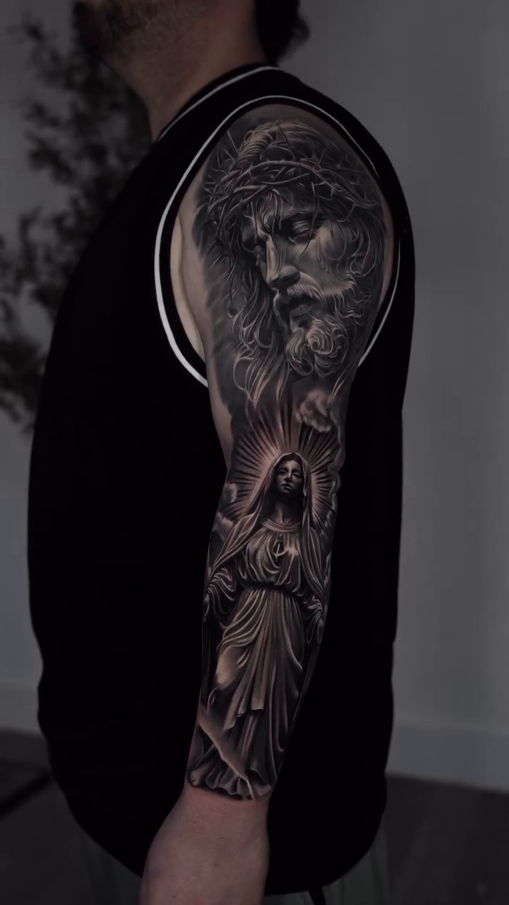 Tattoo by @luis_matattoo β realism, black_and_grey
