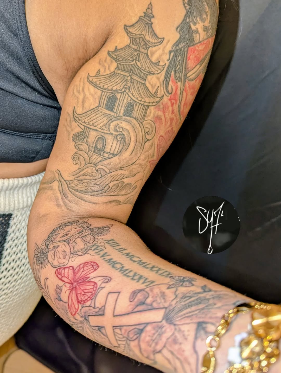 Tattoo by @sy7.tattoos — japanese_irezumi, black_and_grey