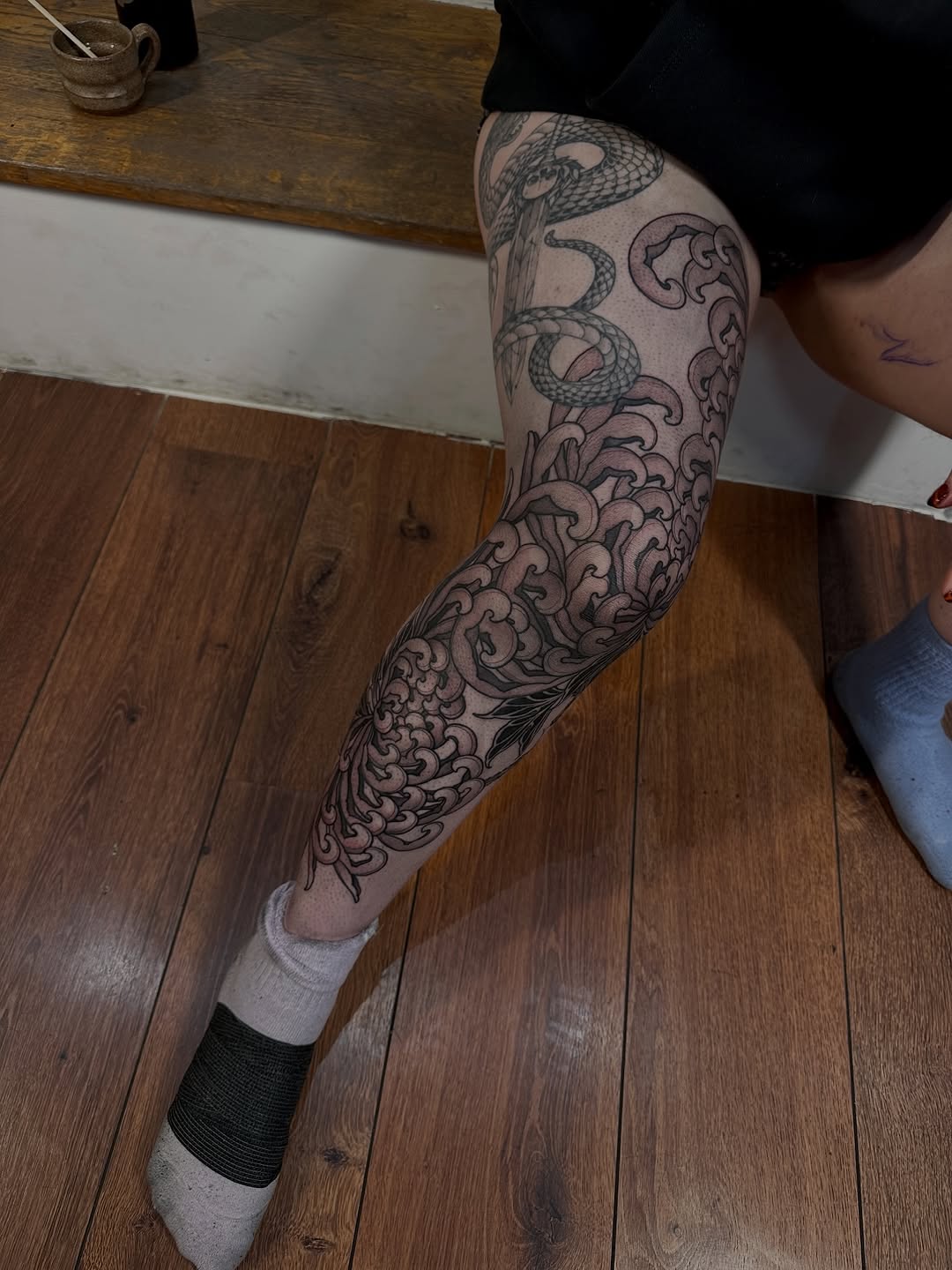 Tattoo by @skinscribe — japanese_irezumi, black_and_grey