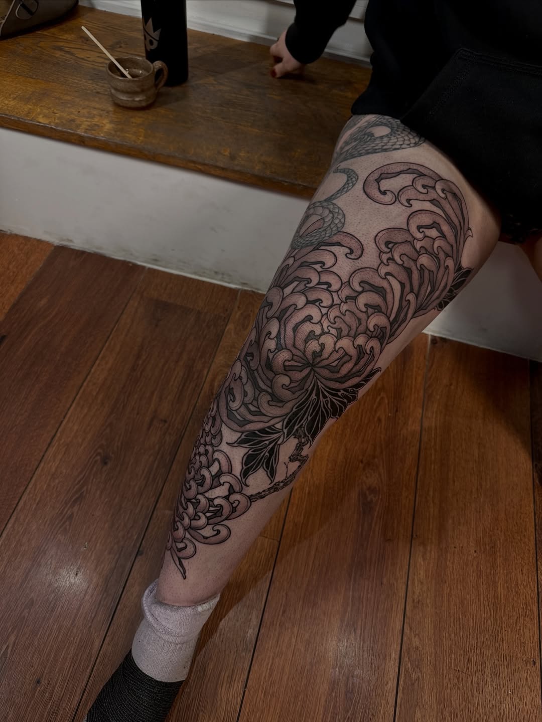 Tattoo by @skinscribe — japanese_irezumi, black_and_grey