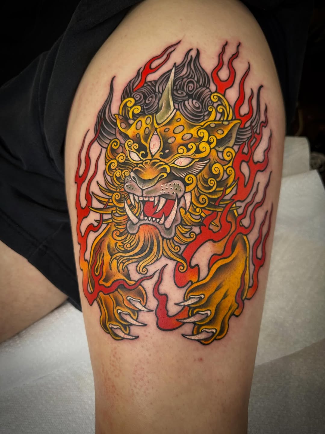 Tattoo by @customtattoosbymark — japanese_irezumi, neo_traditional