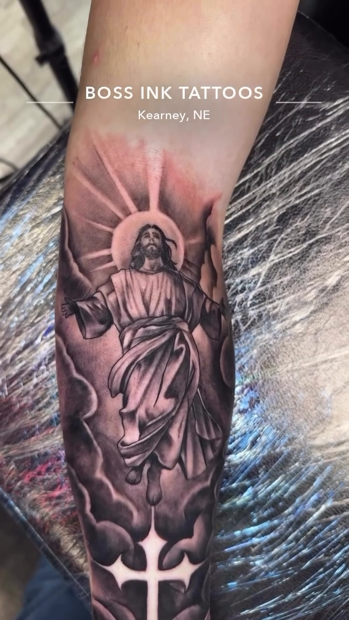 Tattoo by @ta2sbyboss — realism, black_and_grey