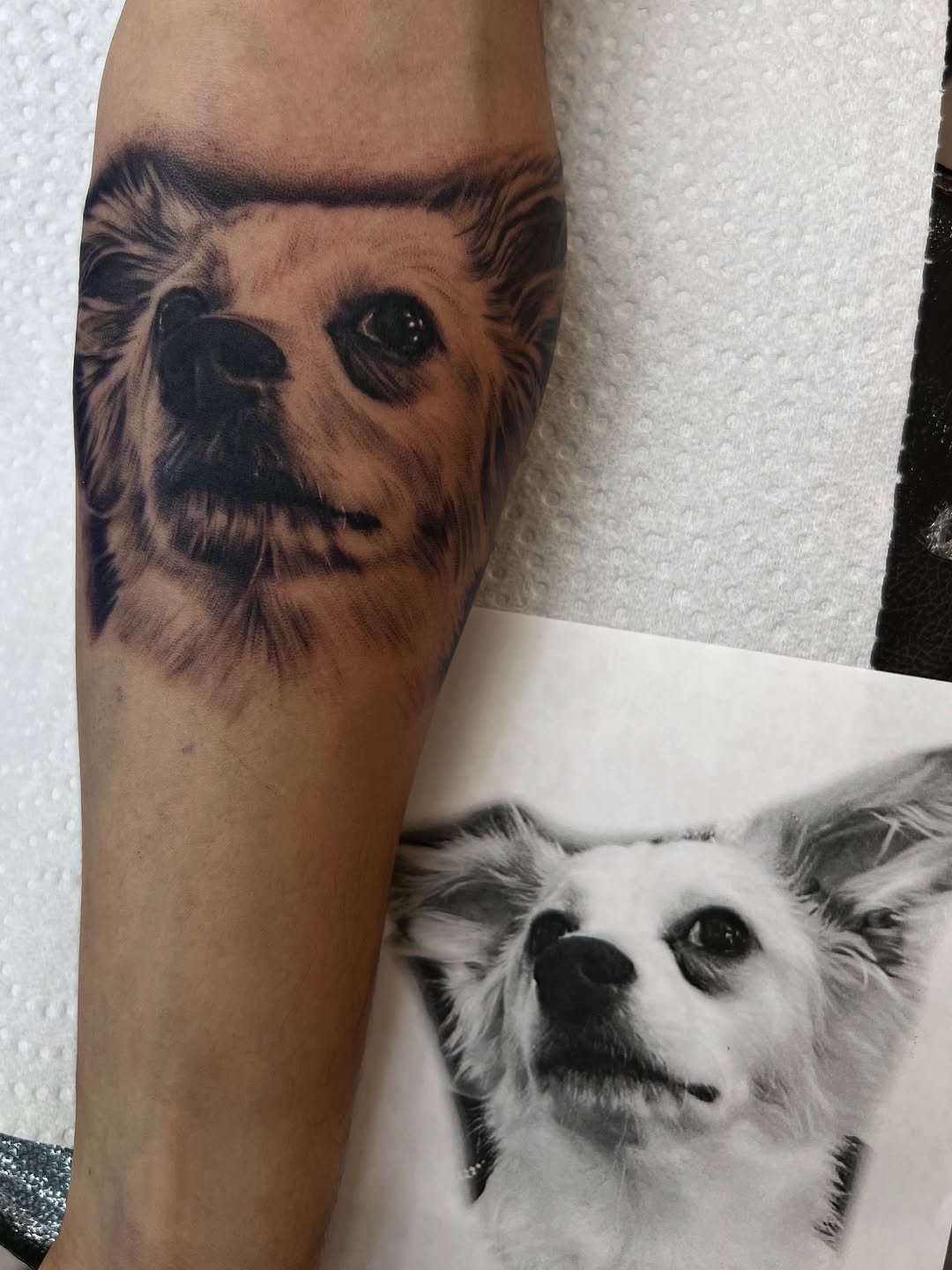 Tattoo by @nickbridwelltattoo — realism, black_and_grey