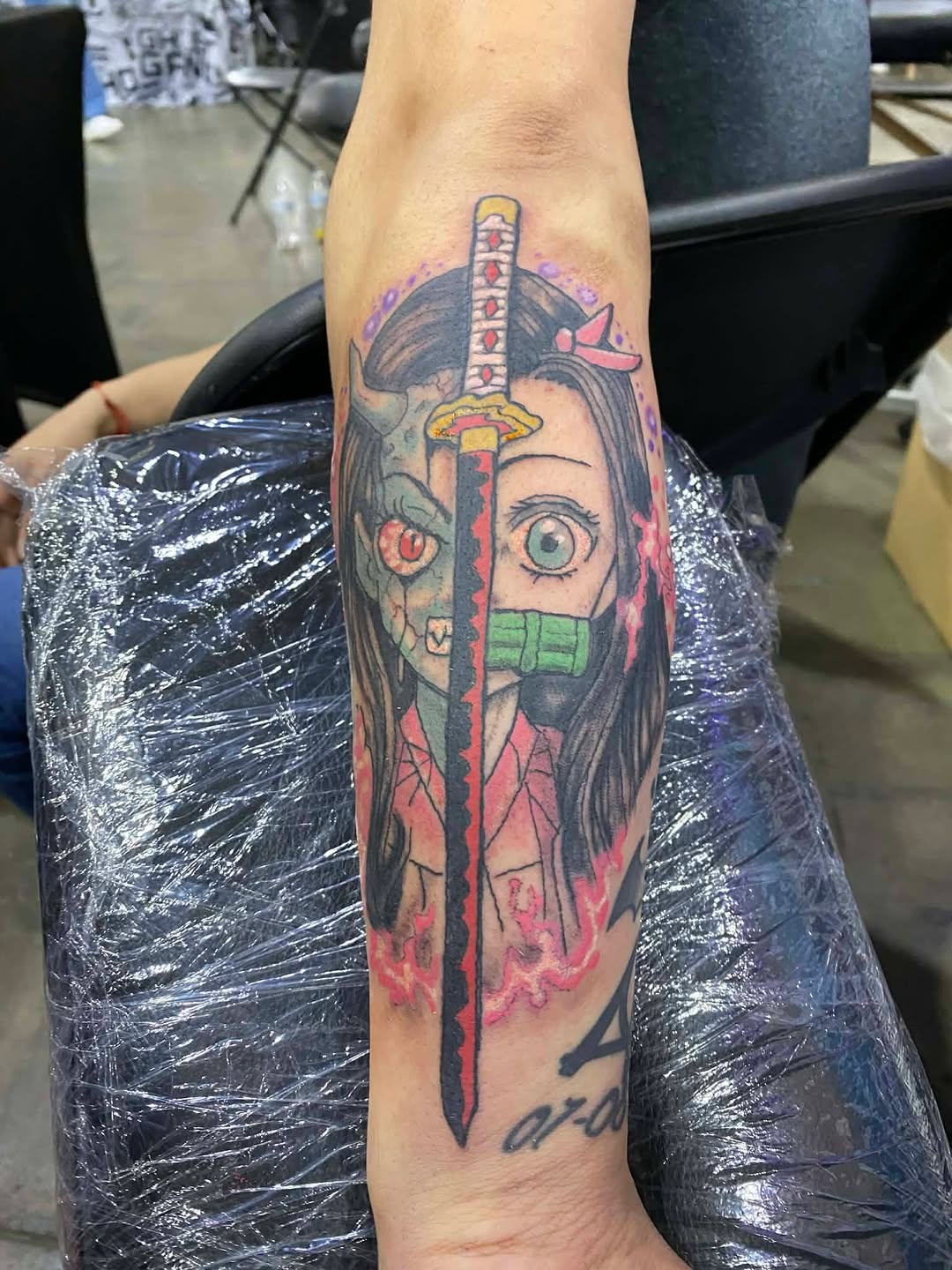 Tattoo by @lucast48 — anime, trash_polka