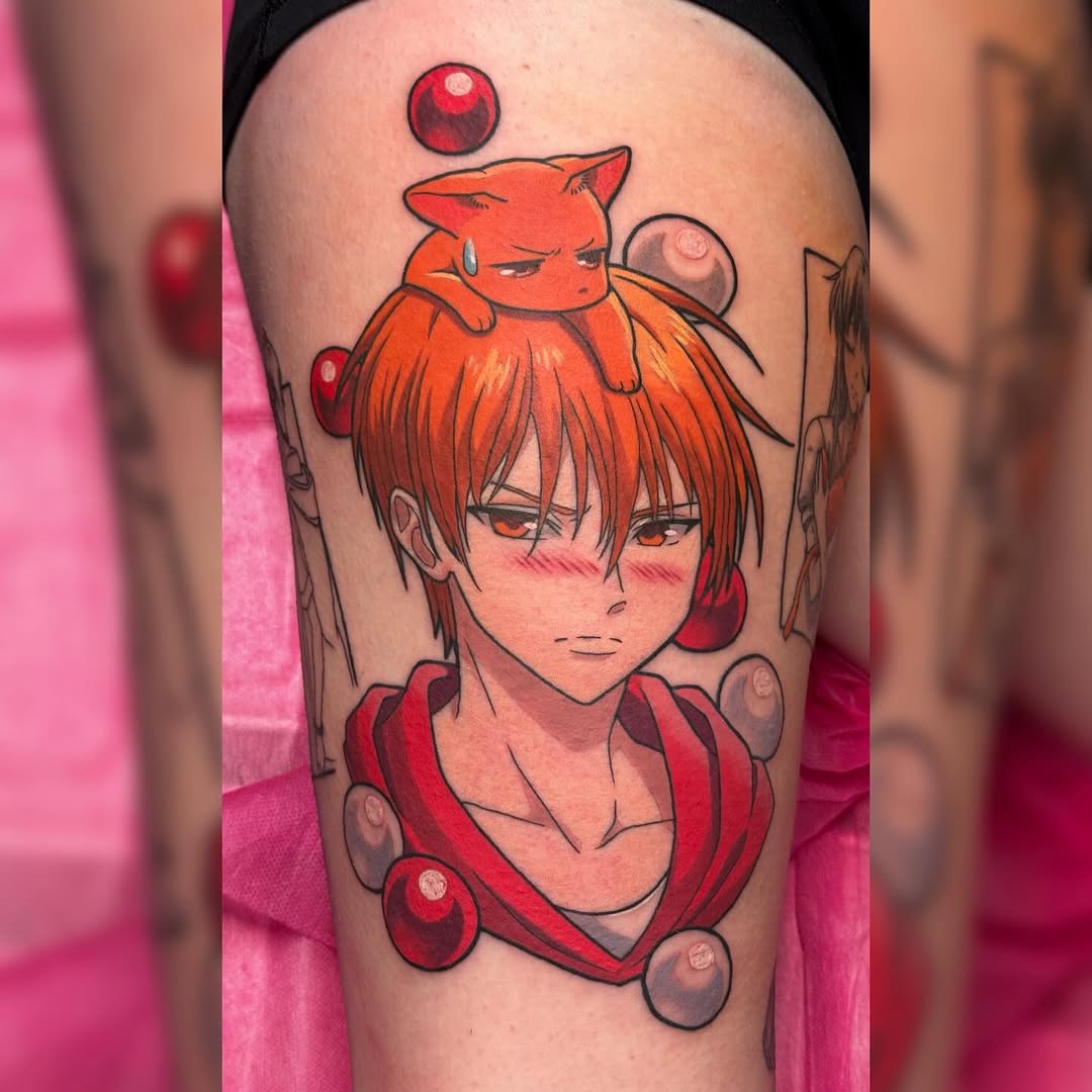 Tattoo by @gabipaigeee — anime