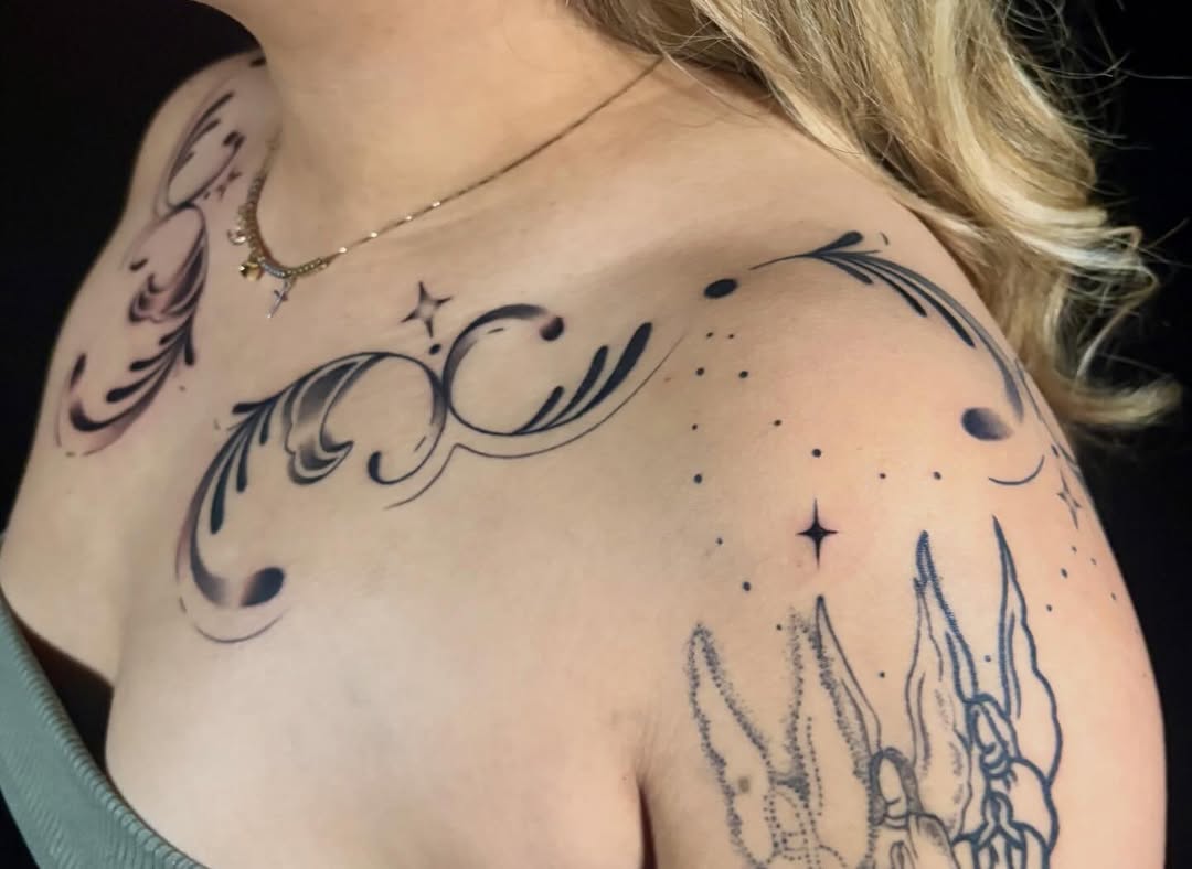 Tattoo by @ugghhhkylie — fine_line, ornamental