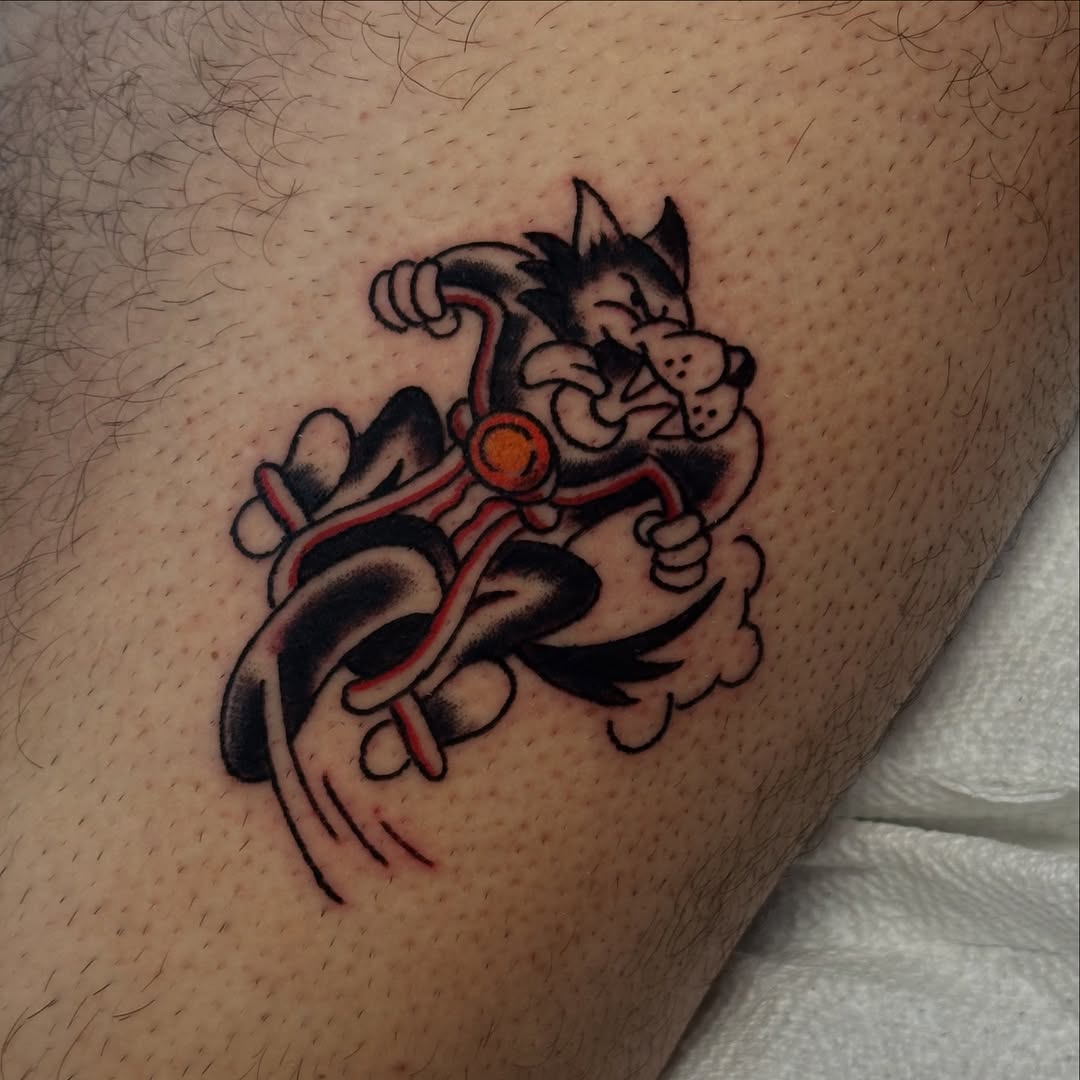 Tattoo by @thatguytattoos — american_traditional, illustrative