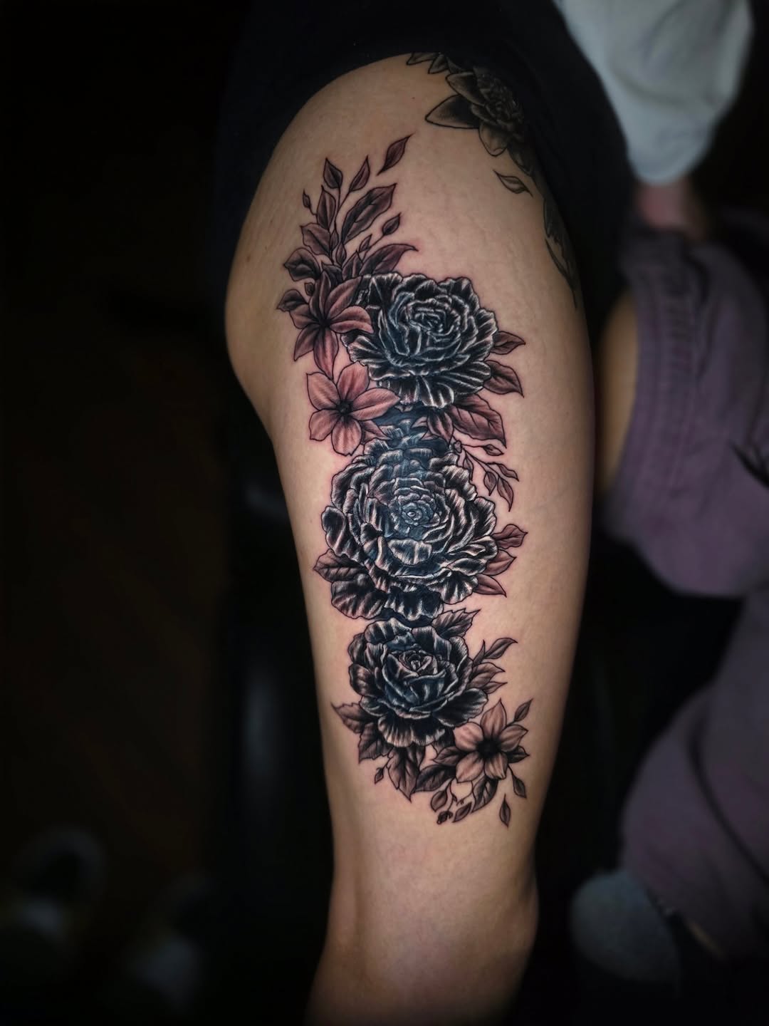 Tattoo by @tattoofkr — black_and_grey