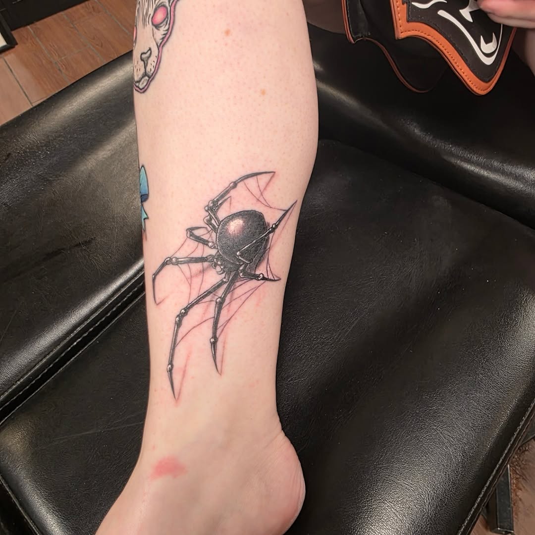 Tattoo by @tattoofkr — black_and_grey, realism