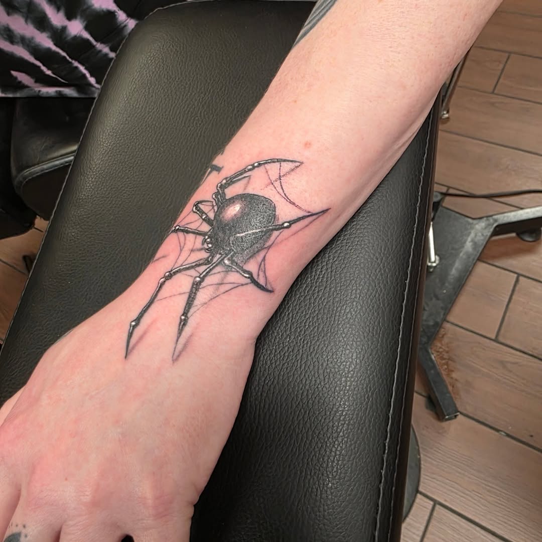 Tattoo by @tattoofkr — realism, black_and_grey