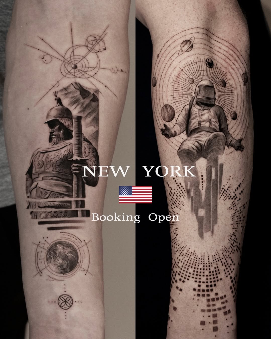 Tattoo by @t.a.e_t — realism, geometric