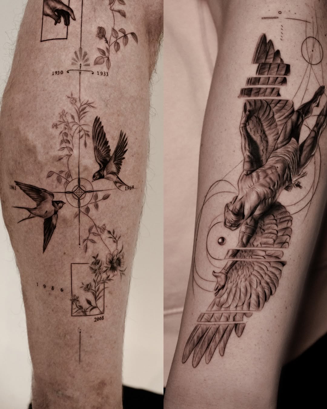 Tattoo by @t.a.e_t — fine_line, black_and_grey