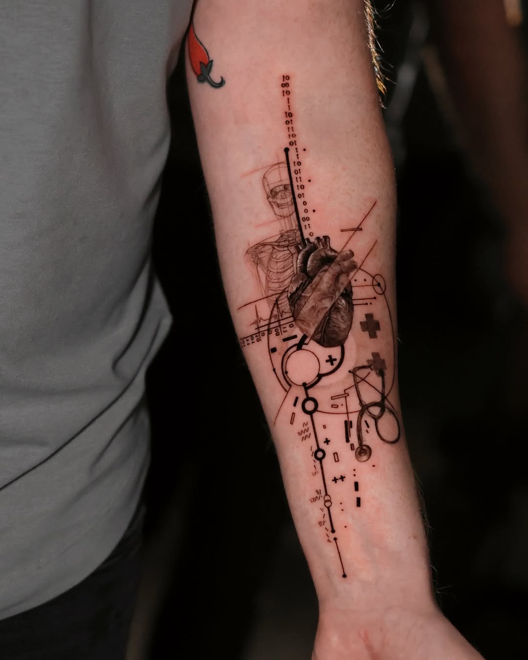 Tattoo by @gayitattoo — black_and_grey, geometric