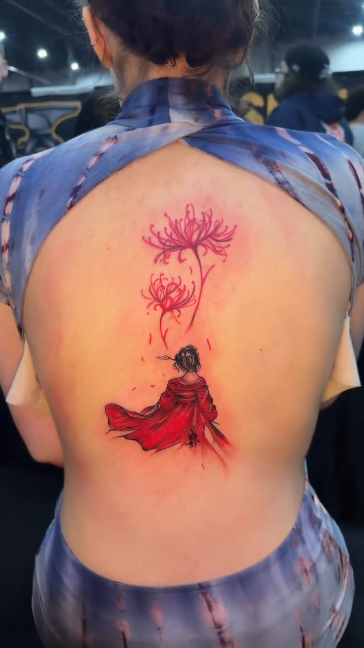Tattoo by @inkgawd — japanese_irezumi, watercolor