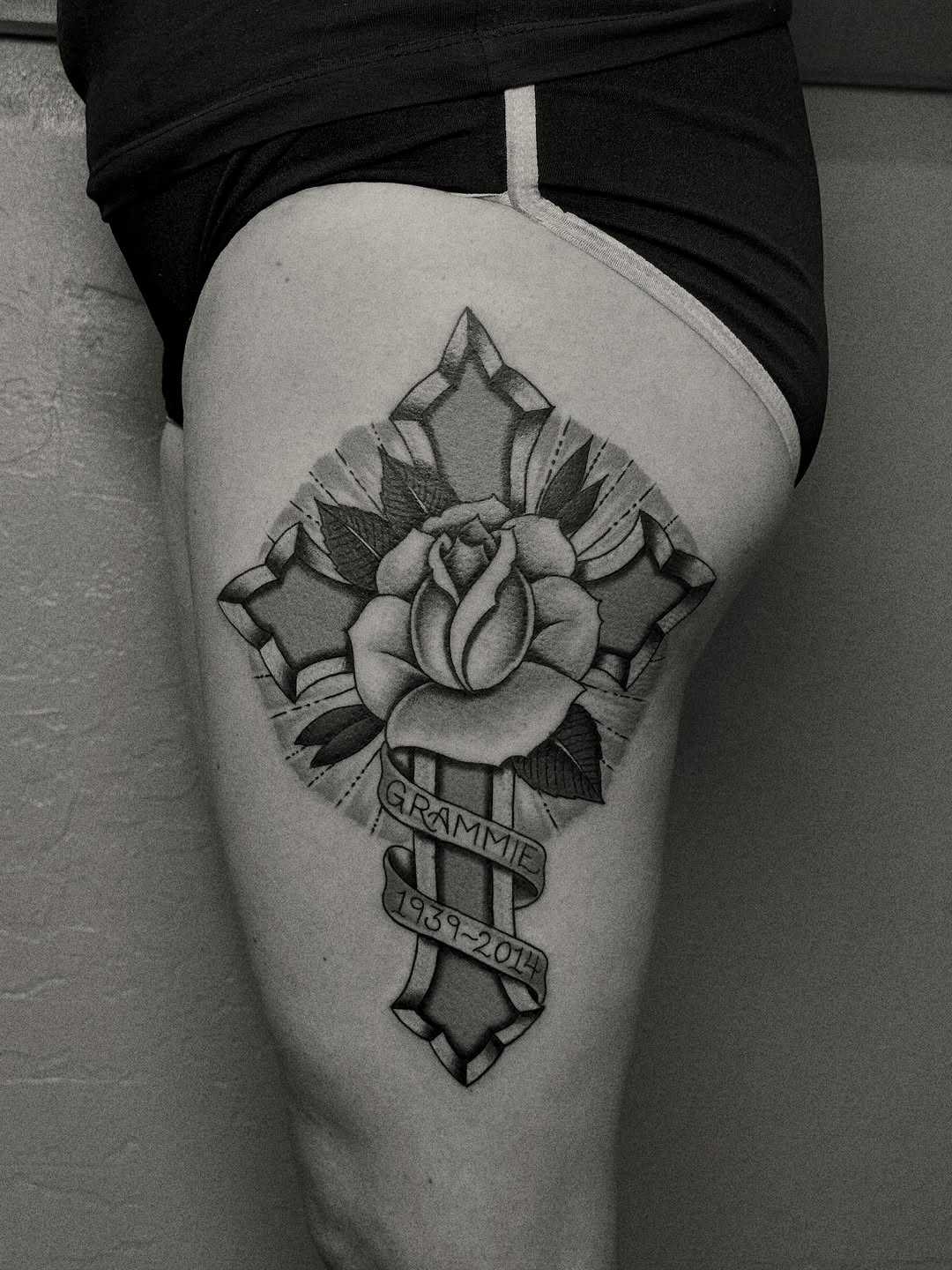 Tattoo by @mattytattsaz — chicano, black_and_grey