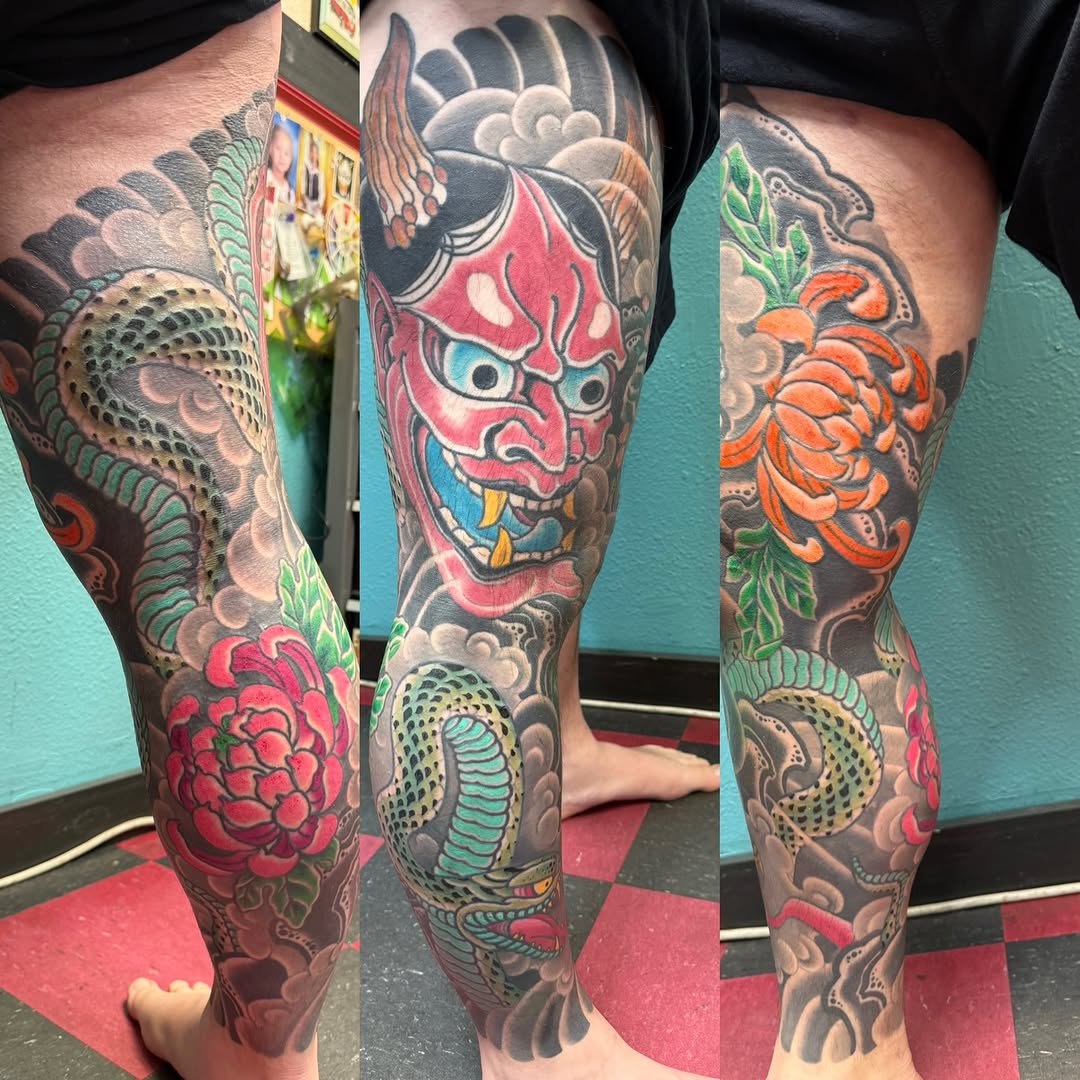 Tattoo by @tattoosbydemianthompson — japanese_irezumi, illustrative