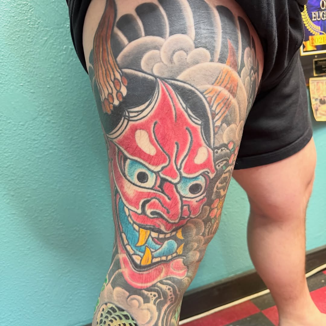 Tattoo by @tattoosbydemianthompson — japanese_irezumi, illustrative