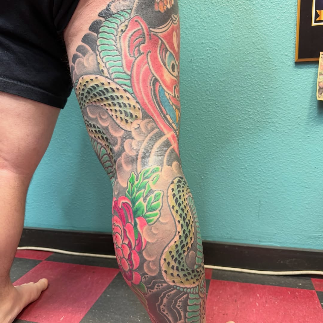 Tattoo by @tattoosbydemianthompson — japanese_irezumi, illustrative