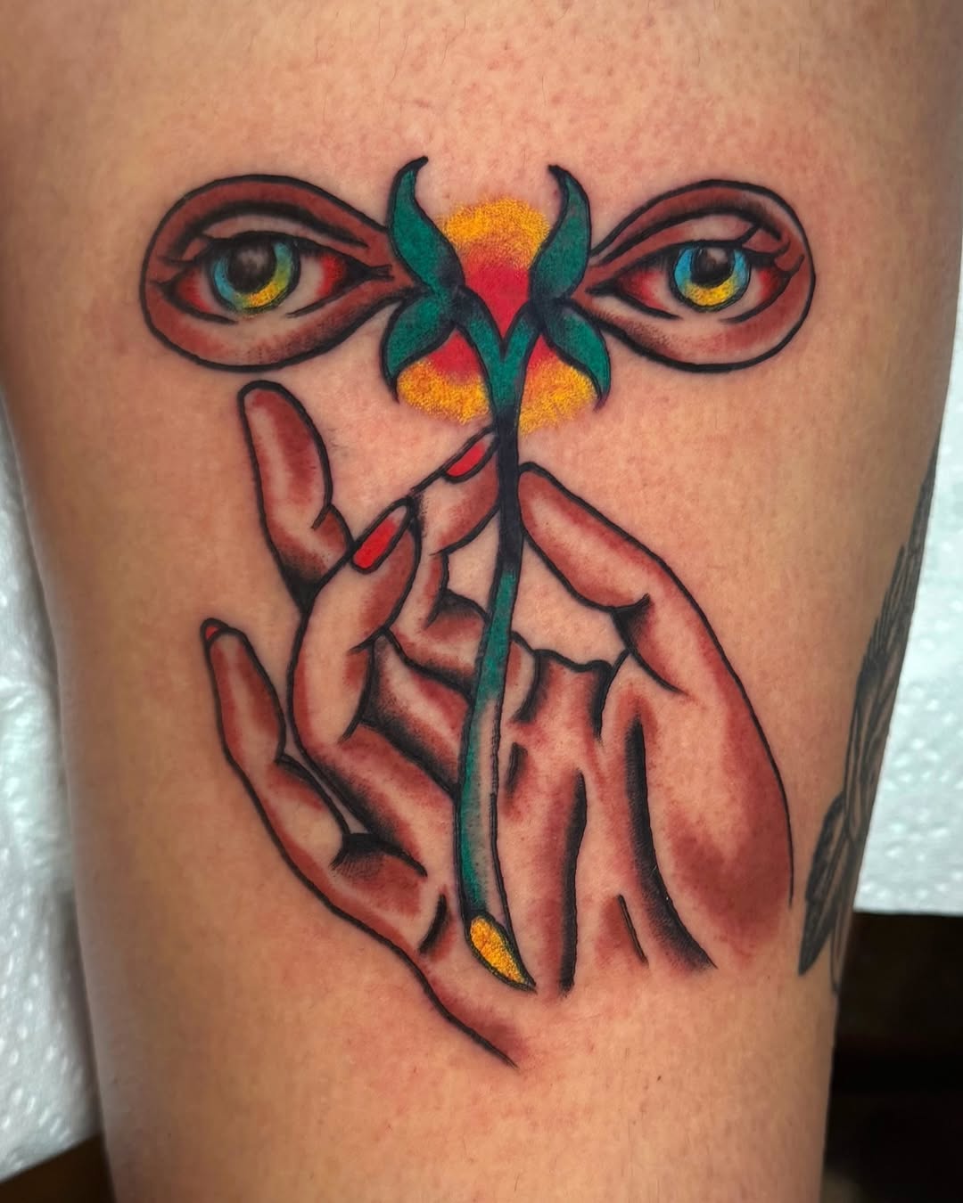 Tattoo by @sensitive.jess — neo_traditional, dark_realism