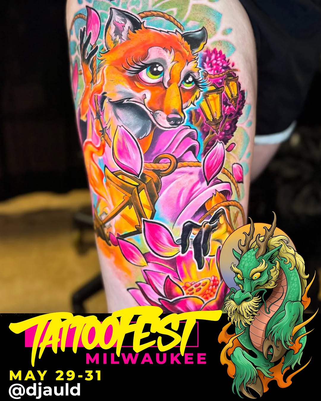 Tattoo by @djauld — new_school, neo_traditional