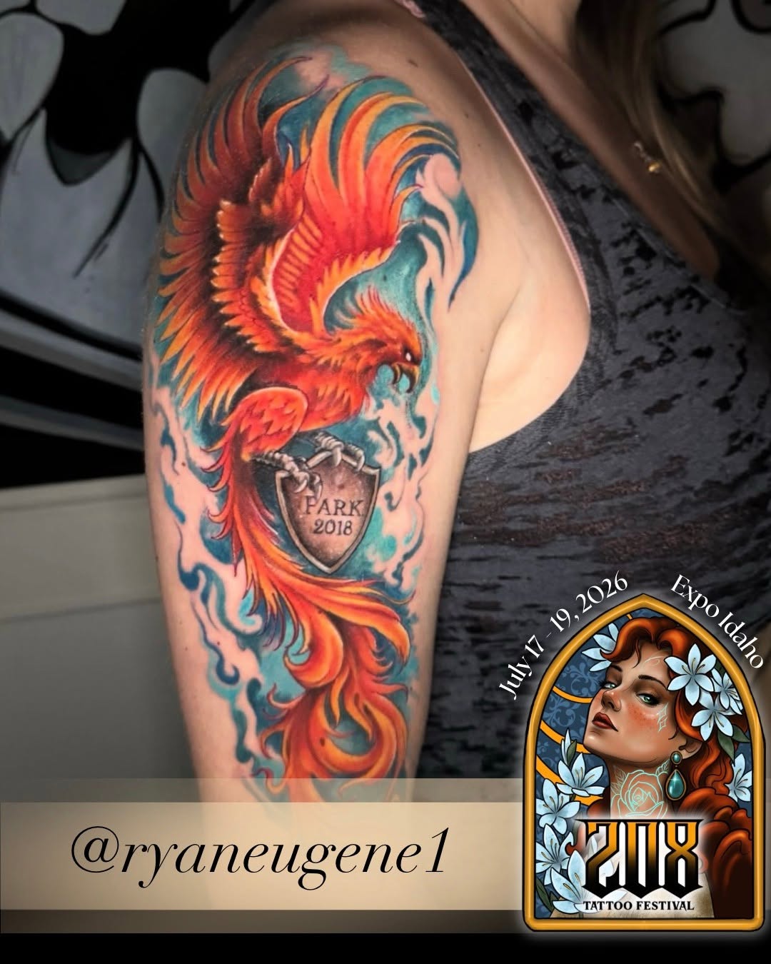 Tattoo by @ryaneugene1 — realism, trash_polka