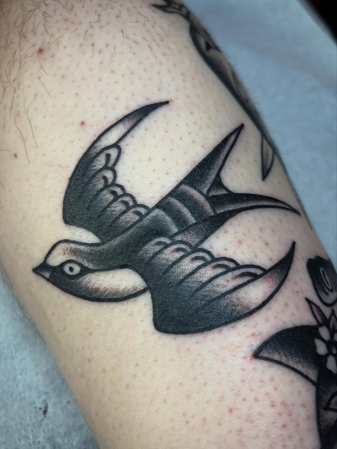 Tattoo by @tommy_wenzell_tattoos — american_traditional, black_and_grey