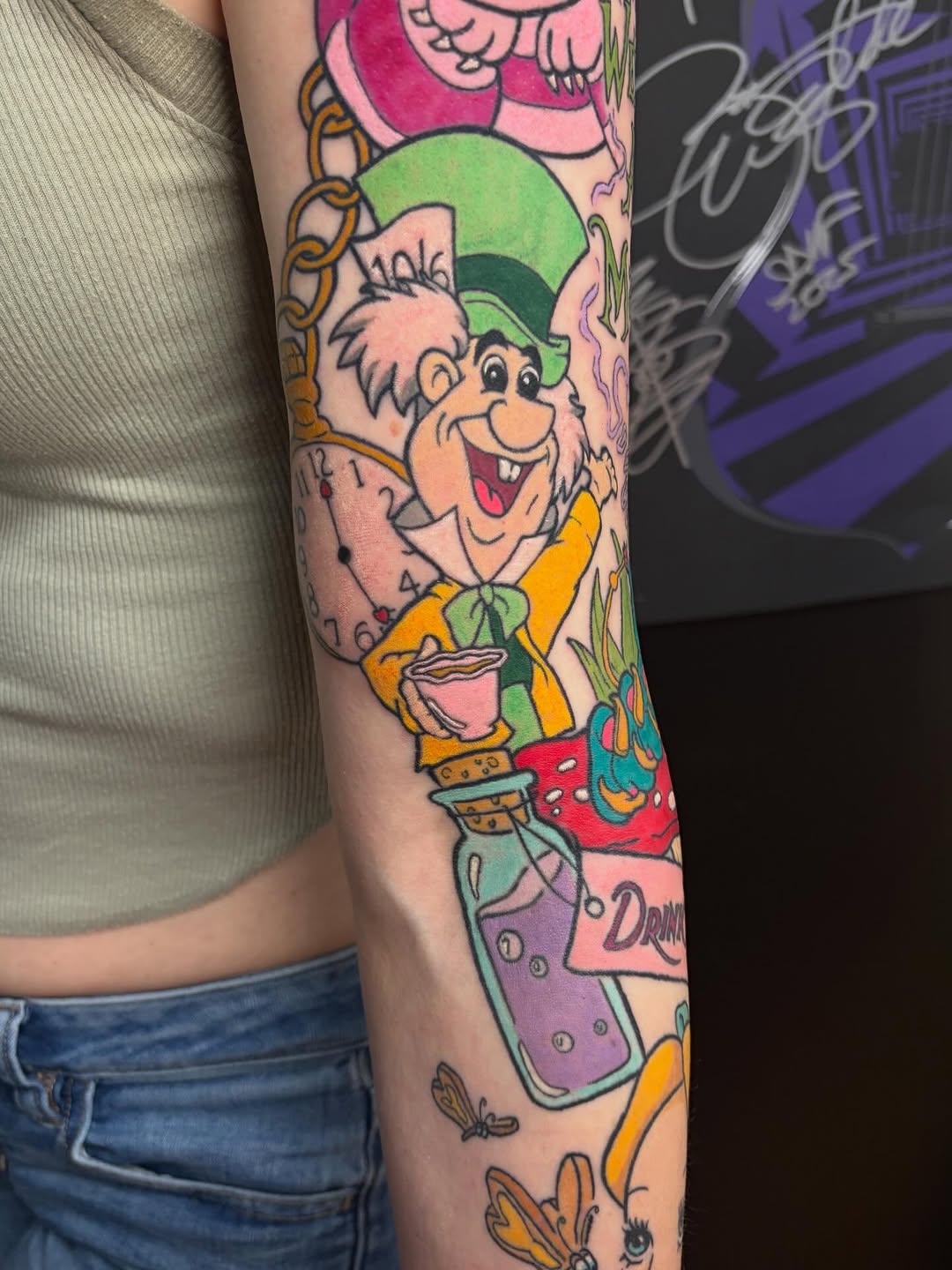 Tattoo by @thekaityfacetattoos — new_school, anime