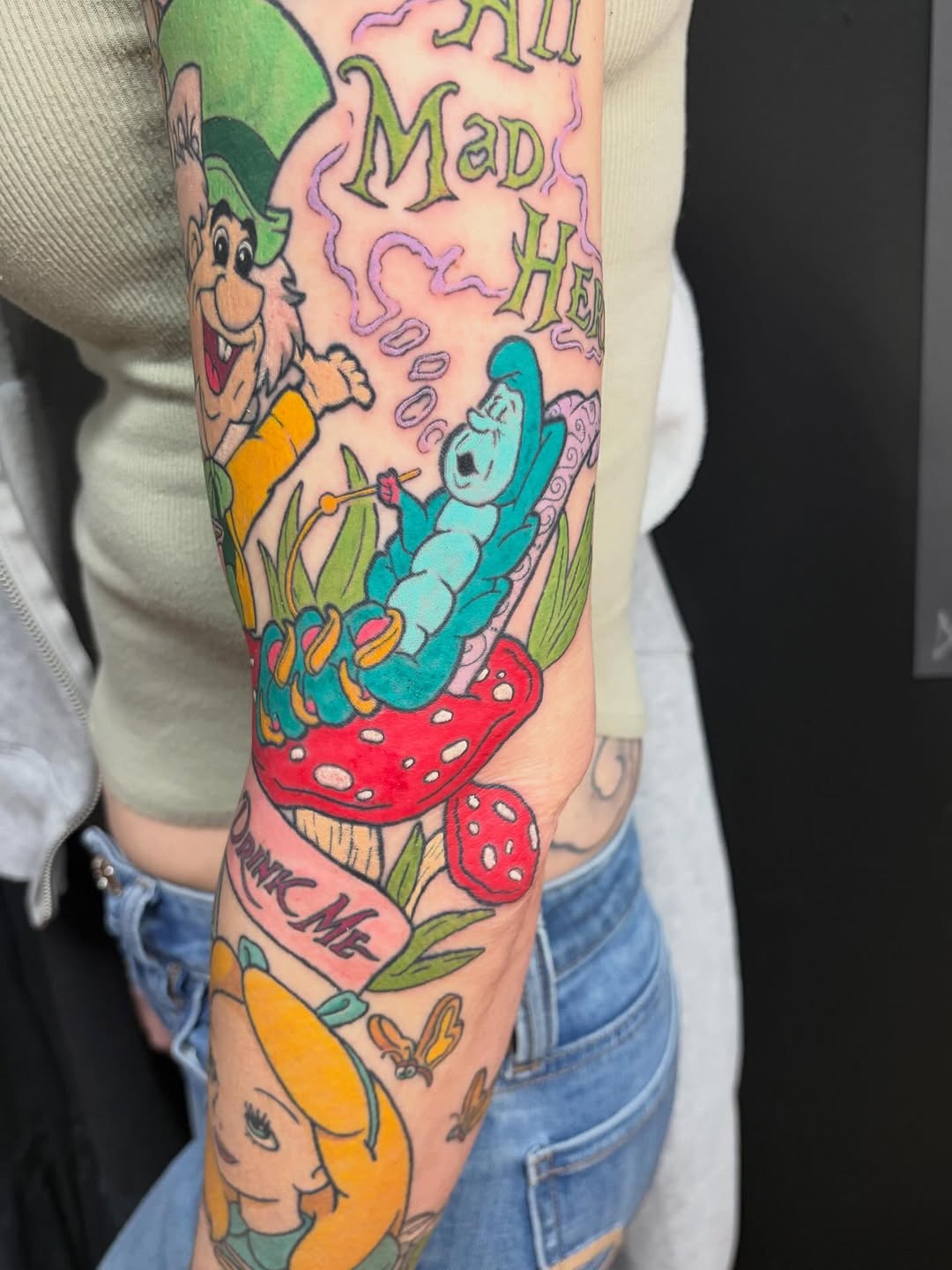 Tattoo by @thekaityfacetattoos — new_school, anime